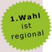 1. Wahl ist regional
